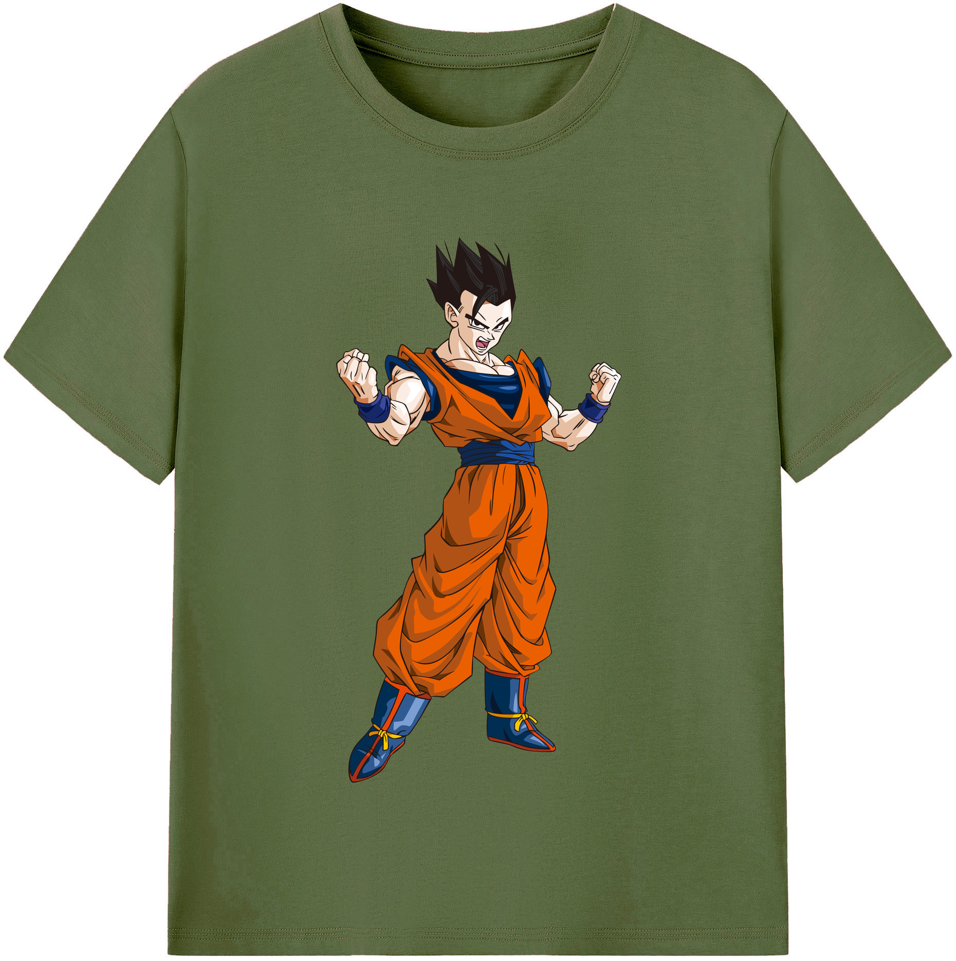 （画像用） ドラゴンボール 孫 悟飯（そんごはん）DRAGON BALL Son Gohan 綿100％半袖Tシャツ（フロントプリント）